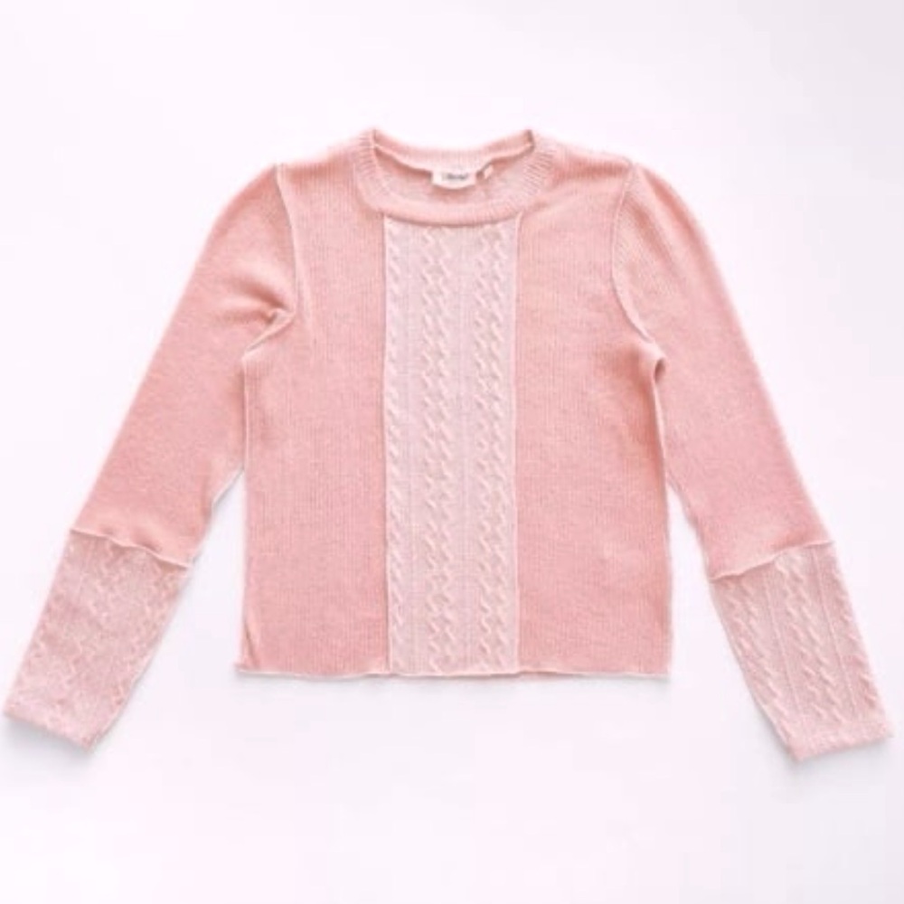 WILLOW & ROOT Girls - Cable Knit Pullover